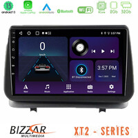 Bizzar xt2 Series 4core Android13 2+32gb Renault Clio 2005-2012 Navigation Multimedia Tablet 9 u-xt2-Rn0003