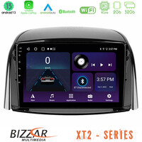 Bizzar xt2 Series 4core Android13 2+32gb Renault Koleos 2007-2015 Navigation Multimedia Tablet 9 u-xt2-Rn0440