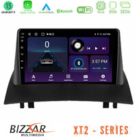Bizzar xt2 Series 4core Android13 2+32gb Renault Megane 2 2002-2008 Navigation Multimedia Tablet 9 u-xt2-Rn0717