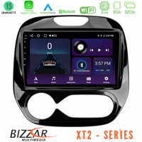 Bizzar xt2 Series 4core Android13 2+32gb Renault Captur 2013-2019 (Auto ac) Navigation Multimedia Tablet 9 u-xt2-Rn748a