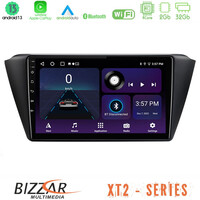 Bizzar xt2 Series 4core Android13 2+32gb Skoda Fabia 2015-2021 Navigation Multimedia Tablet 9 u-xt2-Sk0150