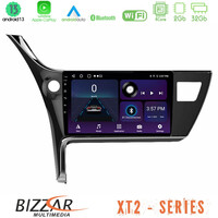 Bizzar xt2 Series 4core Android13 2+32gb Toyota Corolla 2017-2018 Navigation Multimedia Tablet 10 u-xt2-Ty0158