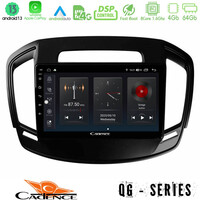 Cadence qg Series 8core Android13 4+64gb Opel Insignia 2014-2017 Navigation Multimedia Tablet 9 u-qg-Op0064