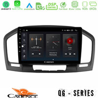 Cadence qg Series 8core Android13 4+64gb Opel Insignia 2008-2013 Navigation Multimedia Tablet 9 u-qg-Op0462