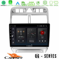 Cadence qg Series 8core Android13 4+64gb Peugeot 307 2002-2008 Navigation Multimedia Tablet 9 u-qg-Pg0655