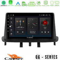 Cadence qg Series 8core Android13 4+64gb Renault Megane 3 2009-2013 Navigation Multimedia Tablet 9 u-qg-Rn0718