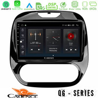Cadence qg Series 8core Android13 4+64gb Renault Captur 2013-2019 (Manual ac) Navigation Multimedia Tablet 9 u-qg-Rn748m