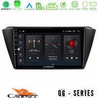 Cadence qg Series 8core Android13 4+64gb Skoda Fabia 2015-2021 Navigation Multimedia Tablet 9 u-qg-Sk0150