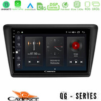 Cadence qg Series 8core Android13 4+64gb Skoda Rapid 2013-2017 Navigation Multimedia Tablet 9 u-qg-Sk1067