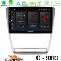 Cadence qg Series 8core Android13 4+64gb Skoda Octavia 5 Navigation Multimedia Tablet 10 u-qg-Sk229s
