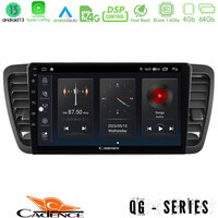 Cadence qg Series 8core Android13 4+64gb Subaru Legacy/outback 2002-2008 Navigation Multimedia Tablet 9 u-qg-Su0969