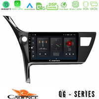 Cadence qg Series 8core Android13 4+64gb Toyota Corolla 2017-2018 Navigation Multimedia Tablet 10 u-qg-Ty0158
