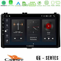 Cadence qg Series 8core Android13 4+64gb Toyota Corolla/auris 2017-2019  Navigat-ion Multimedia Tablet 9 u-qg-Ty1106