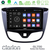 Clarion Gl700 Lite Series 8core Android11 2+32gb Opel Karl 2017-2019 Navigation Multimedia Tablet 9 με Carplay &Amp; Android Auto u-G72l-Op1060