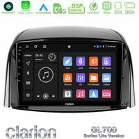 Clarion Gl700 Lite Series 8core Android11 2+32gb Renault Koleos 2007-2015 Navigation Multimedia Tablet 9 με Carplay &Amp; Android Auto u-G72l-Rn0440