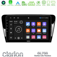 Clarion Gl700 Lite Series 8core Android11 2+32gb Skoda Octavia 7 Navigation Multimedia Tablet 10 με Carplay &Amp; Android Auto u-G72l-Sk007