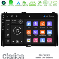 Clarion Gl700 Lite Series 8core Android11 2+32gb Toyota Corolla/auris 2017-2019  Navigat-ion Multimedia Tablet 9 με Carplay &Amp; Android Auto u-G72l-Ty1106