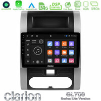 Clarion Gl700 Lite Series 8core Android11 6+128gb Nissan x-Trail t31 Navigation Multimedia Tablet 10 με Carplay &Amp; Android Auto u-G76l-Ns0223