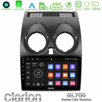 Clarion Gl700 Lite Series 8core Android11 6+128gb Nissan Qashqai j10 Navigation Multimedia Tablet 9 με Carplay &Amp; Android Auto u-G76l-Ns0264