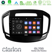 Clarion Gl700 Lite Series 8core Android11 6+128gb Opel Insignia 2014-2017 Navigation Multimedia Tablet 9 με Carplay &Amp; Android Auto u-G76l-Op0064