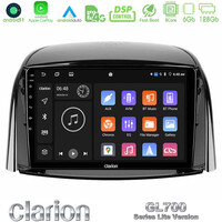 Clarion Gl700 Lite Series 8core Android11 6+128gb Renault Koleos 2007-2015 Navigation Multimedia Tablet 9 με Carplay &Amp; Android Auto u-G76l-Rn0440