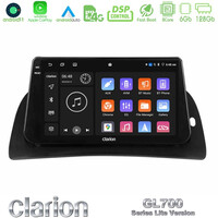 Clarion Gl700 Lite Series 8core Android11 6+128gb Renault Kangoo 2013-2018 Navigation Multimedia Tablet 9 με Carplay &Amp; Android Auto u-G76l-Rn1027