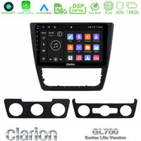Clarion Gl700 Lite Series 8core Android11 6+128gb Skoda Yeti 2009-&Gt; Navigation Multimedia Tablet 10 με Carplay &Amp; Android Auto u-G76l-Sk0151