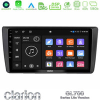 Clarion Gl700 Lite Series Skoda Octavia 2004-2012 8core Android11 6+128gb Navigation Multimedia Tablet 9″ με Carplay &Amp; Android Auto u-G76l-Sk1914