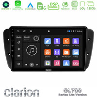 Clarion Gl700 Lite Series 8core Android11 6+128gb Seat Ibiza 2008-2012 Navigation Multimedia Tablet 9 με Carplay &Amp; Android Auto u-G76l-St0499