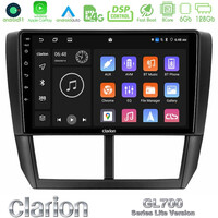 Clarion Gl700 Lite Series 8core Android11 6+128gb Subaru Forester Navigation Multimedia Tablet 9 με Carplay &Amp; Android Auto u-G76l-Su0299