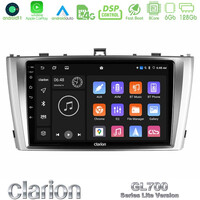 Clarion Gl700 Lite Series 8core Android11 6+128gb Toyota Avensis t27 Navigation Multimedia Tablet 9 με Carplay &Amp; Android Auto u-G76l-Ty0864