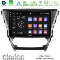 Clarion Gl700 Lite Series 8core Android11 6+128gb Toyota Avensis 2015-2018 Navigation Multimedia Tablet 9 με Carplay &Amp; Android Auto u-G76l-Ty1319