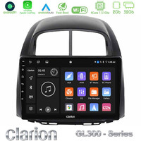 Clarion Gl300 Series 4core Android11 2+32gb Daihatsu Sirion/subaru Justy Navigation Multimedia Tablet 10 με Carplay &Amp; Android Auto u-gl3-Dh0527
