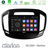 Clarion Gl300 Series 4core Android11 2+32gb Opel Insignia 2014-2017 Navigation Multimedia Tablet 9 με Carplay &Amp; Android Auto u-gl3-Op0064