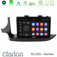 Clarion Gl300 Series 4core Android11 2+32gb Opel Mokka 2016-2020 Navigation Multimedia Tablet 9 με Carplay &Amp; Android Auto u-gl3-Op0101