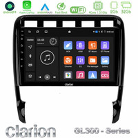 Clarion Gl300 Series 4core Android11 2+32gb Porsche Cayenne 2003-2010 Navigation Multimedia Tablet 9 με Carplay &Amp; Android Auto u-gl3-Pc0956