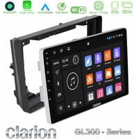 Clarion Gl300 Series 4core Android11 2+32gb Peugeot 308 2013-2020 Navigation Multimedia Tablet 9 με Carplay &Amp; Android Auto u-gl3-Pg0974