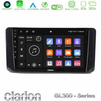 Clarion Gl300 Series Skoda Kamiq 2019-2022 4core Android11 2+32gb Navigation Multimedia Tablet 9″ με Carplay &Amp; Android Auto u-gl3-Sk1131