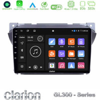 Clarion Gl300 Series Suzuki Alto &Amp; Nissan Pixo 4core Android11 2+32gb Navigation Multimedia Tablet 9″ με Carplay &Amp; Android Auto u-gl3-Sz0423