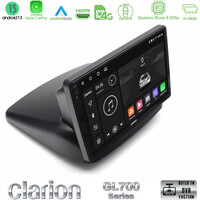 Clarion Gl700 Series 8core Android13 4+64gb Fiat Doblo 2002-2009 Navigation Multimedia Tablet 10 με Carplay &Amp; Android Auto u-gl7-Ft1892