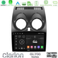 Clarion Gl700 Series 8core Android13 4+64gb Nissan Qashqai j10 Navigation Multimedia Tablet 9 με Carplay &Amp; Android Auto u-gl7-Ns0264