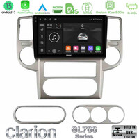 Clarion Gl700 Series 8core Android13 4+64gb Nissan x-Trail 2003-2007 Navigation Multimedia Tablet 10 με Carplay &Amp; Android Auto u-gl7-Ns1502