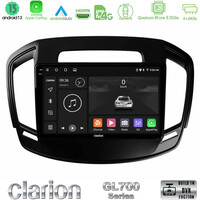 Clarion Gl700 Series 8core Android13 4+64gb Opel Insignia 2014-2017 Navigation Multimedia Tablet 9 με Carplay &Amp; Android Auto u-gl7-Op0064