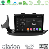 Clarion Gl700 Series 8core Android13 4+64gb Opel Mokka 2016-2020 Navigation Multimedia Tablet 9 με Carplay &Amp; Android Auto u-gl7-Op0101