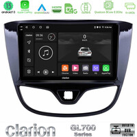 Clarion Gl700 Series 8core Android13 4+64gb Opel Karl 2017-2019 Navigation Multimedia Tablet 9 με Carplay &Amp; Android Auto u-gl7-Op1060