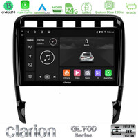 Clarion Gl700 Series 8core Android13 4+64gb Porsche Cayenne 2003-2010 Navigation Multimedia Tablet 9 με Carplay &Amp; Android Auto u-gl7-Pc0956