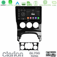 Clarion Gl700 Series 8core Android13 4+64gb Peugeot 3008 Auto a/c Navigation Multimedia Tablet 9 με Carplay &Amp; Android Auto u-gl7-Pg0163