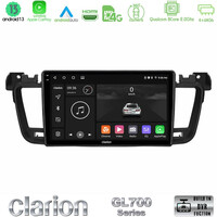 Clarion Gl700 Series 8core Android13 4+64gb Peugeot 508 2010-2018 Navigation Multimedia Tablet 9 με Carplay &Amp; Android Auto u-gl7-Pg0704