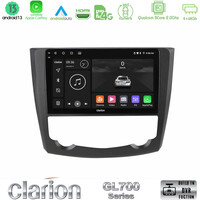 Clarion Gl700 Series 8core Android13 4+64gb Renault Kadjar Navigation Multimedia Tablet 9 με Carplay &Amp; Android Auto u-gl7-Rn0218
