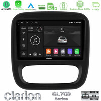 Clarion Gl700 Series 8core Android13 4+64gb Renault/nissan/opel/fiat Navigation Multimedia Tablet 9 με Carplay &Amp; Android Auto u-gl7-Rn1102